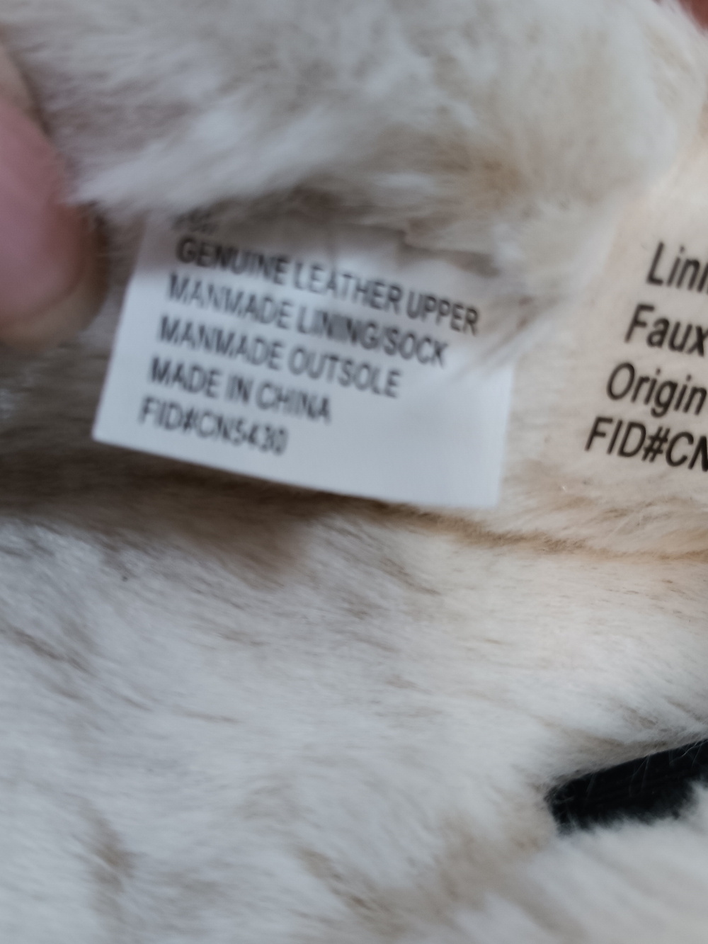 Talbots Navy Leather And Faux-Fur Lined Moccasin Slippers. - Picture 6 of 9